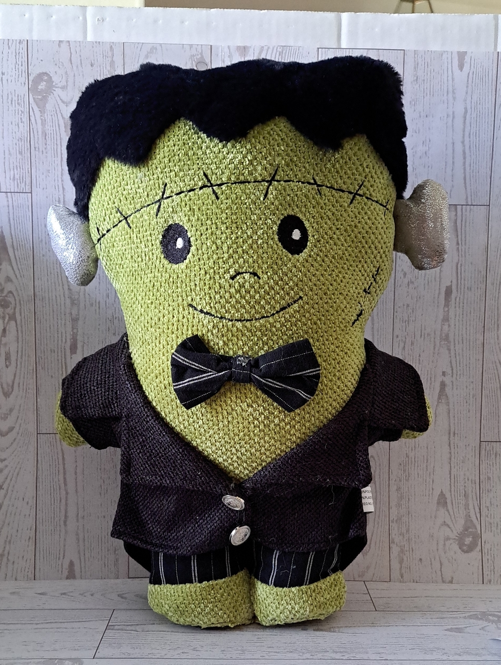 Frankenstein Plush Character Standing Halloween Decor Prop 14" High New